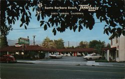 Santa Barbara Beach TraveLodge Postcard