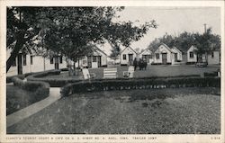 Clancy's Tourist Court and Cafe Adel, IA Postcard Postcard Postcard