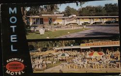 Knowles Motel and Pottery Postcard