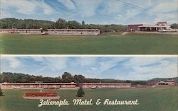 Zelienople Motel and Restaurant Harmony, PA Postcard Postcard Postcard