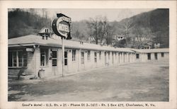 Good's Motel Charleston, WV Postcard Postcard Postcard