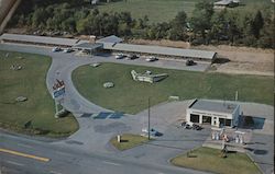 May Motel "At the Niles-Youngstown Interchange - Shortest Route to Downtown Youngstown." Postcard
