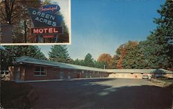 Green Acres Motel Postcard