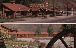 Wagon Wheel Village Motel and Restaurant Jackson, WY Postcard Postcard Postcard