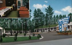 Oakwood Motor Court Postcard