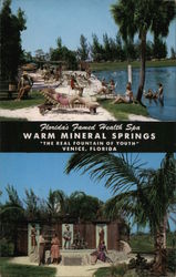 Warm Mineral Springs "The Real Fountain of Youth" Postcard