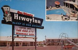 Del Webb's HiwayInn Postcard