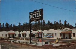 Ben Franklin Motel on US 66 and 89 Postcard