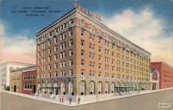 Hotel Berkshire Reading, PA Postcard Postcard Postcard