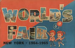 New York's World's Fair 1964-1965 "Peace Through Understanding" Postcard Postcard Postcard