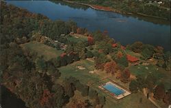 Pennington Island Camp on the Delaware Frenchtown, NJ Postcard Postcard Postcard