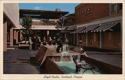 Splash Fountain on the West Concourse, Lloyd Center Portland, OR Postcard Postcard Postcard