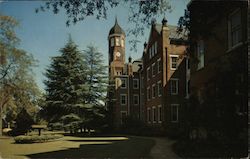 Clock Tower, Mississippi State College for Women Columbus, MS Gilbert Ford Postcard Postcard Postcard