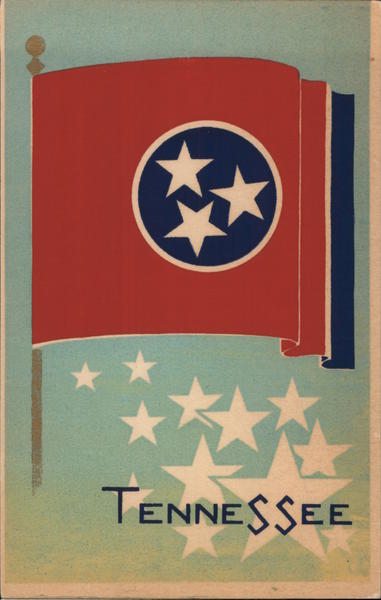 Tennessee State Flag Serigraph Flags