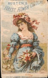 Austen's Forest Flower Cologne Trade Card