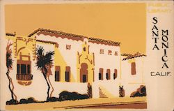 Santa Monica Public Library - Original Serigraph Postcard