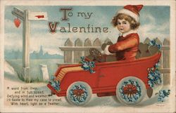 To My Valentine Children Ellen Clapsaddle Postcard Postcard Postcard