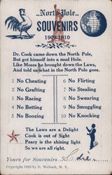 North Pole Souvenirs 1909-1910 Postcard