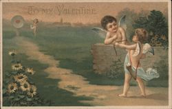 To My Valentine Postcard