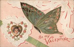 Be My Valentine Women Postcard Postcard Postcard