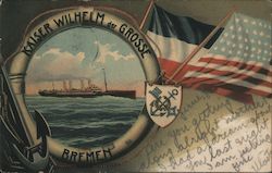 SS Kaiser Wilhelm der Grosse Postcard