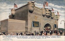 The Immense Arena of "The Battle of the Monitor and Merrimac" Postcard