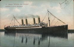 "Kaiser Wilhelm der Grosse" Nordd, Lloyd-Bremen Postcard