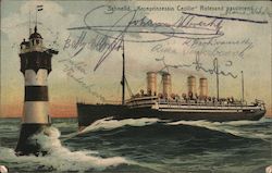 Schnelld, Kronprinzessin Cecilie Rotesand passierend. Boats, Ships Postcard Postcard Postcard
