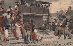 Obrazy Z Chodska, Jaroslav Špillar, Chodská Svatba Postcard