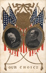 Our Choice - William Taft and James Sherman Postcard