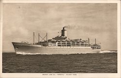 S.S. Orsova, Orient Line Postcard