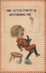 One little point is bothering me Comic, Funny Postcard Postcard Postcard