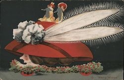 1909 Priests of Dallas Parade Float Postcard