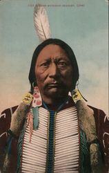 1933 Cheif Buckskin Charley - portrait Native Americana Postcard Postcard Postcard