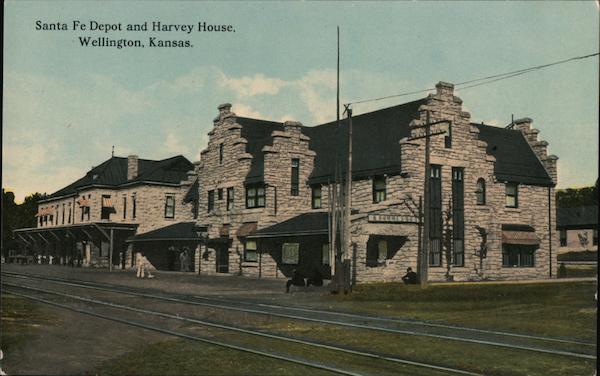 Santa Fe Depot and Harvey House Wellington Kansas