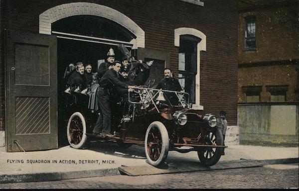 Flying Squadron in Action Detroit Michigan