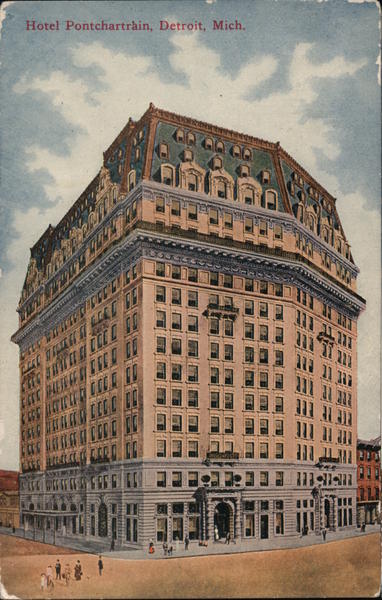Hotel Pontchartrain Detroit Michigan