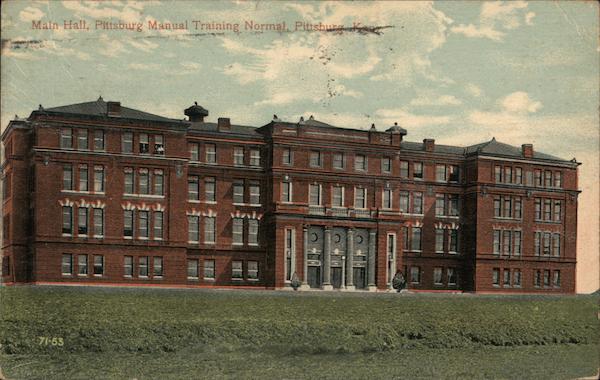 Main Hall, Pittsburg Manual Training Normal Kansas