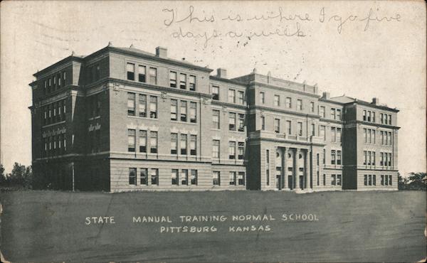 Manual Training Normal School Pittsburg Kansas