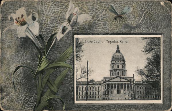 State Capitol - Lilies and Bugs Topeka Kansas