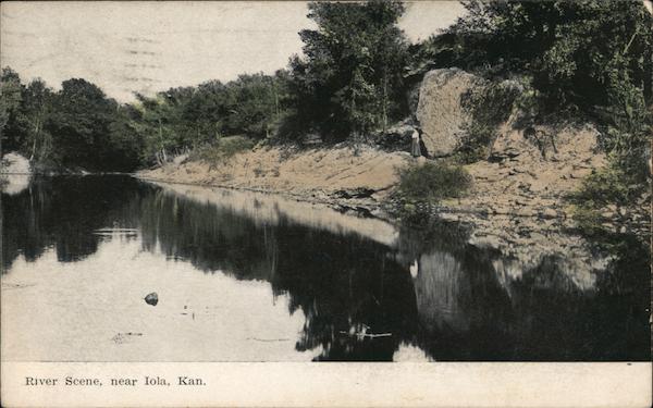 River Scene Iola Kansas