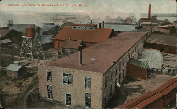 Lanyon Zinc Works Number 1 and 2 Iola Kansas