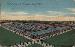 E-M-F Automobile Plant, No.1 Postcard