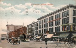 Woodward Avenue Postcard