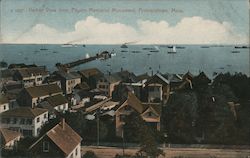 Harbor View From Pilgrim Memorial Monument Provincetown, MA Postcard Postcard 