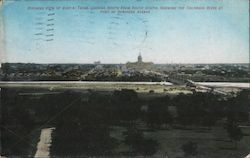 Birdseye View of Austin, Texas Postcard