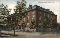 West Denver High School Colorado Postcard Postcard Postcard