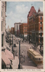 Sixteenth Street, Looking Toward Capitol Postcard