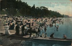 Scene at Euclid Beach Park Postcard