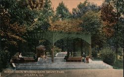 Rustic Arch, Waiting Gate, Grant Park Postcard